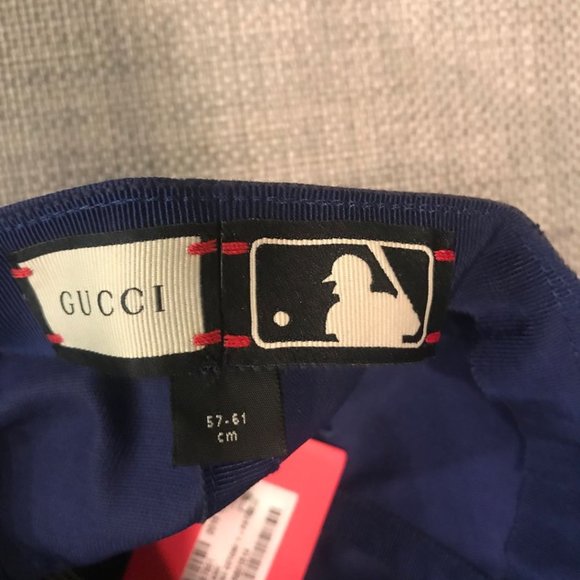 Gucci New York Yankees Baseball Cap Butterfly Emb